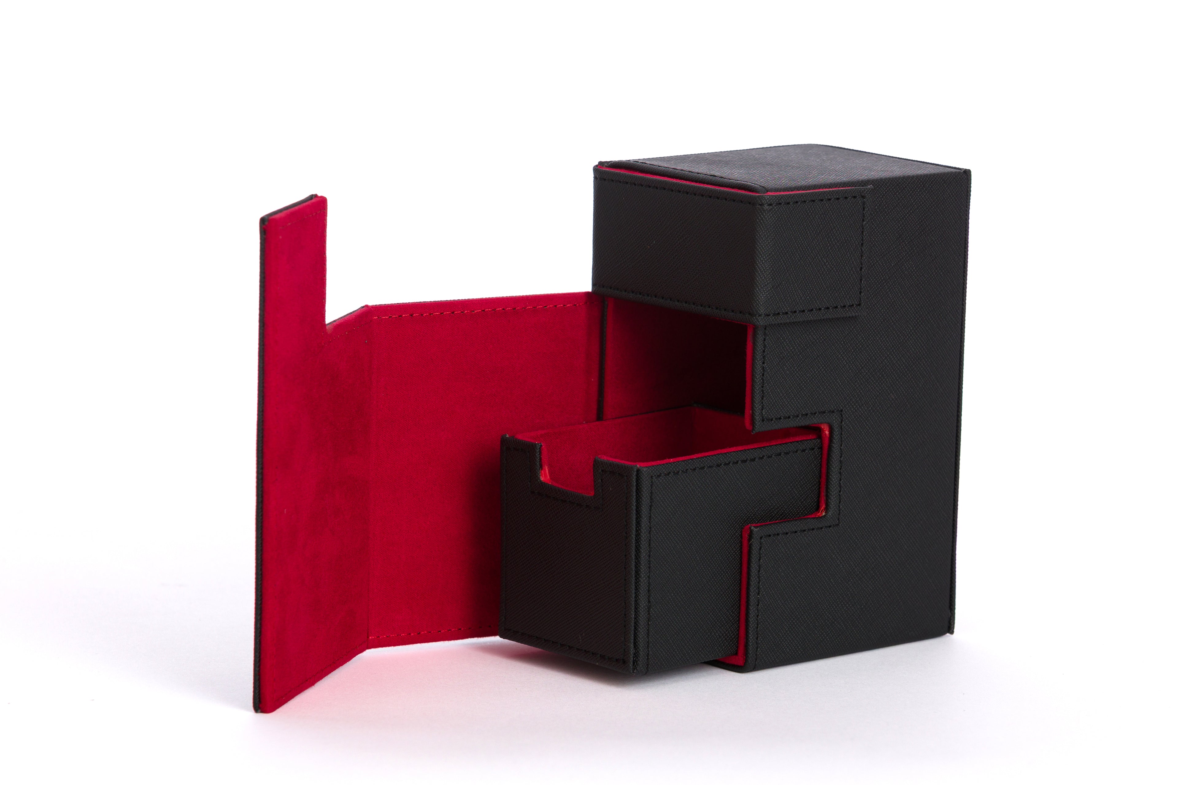 CardKnights Flip Tray Deck Box – Holds 80+ Cards