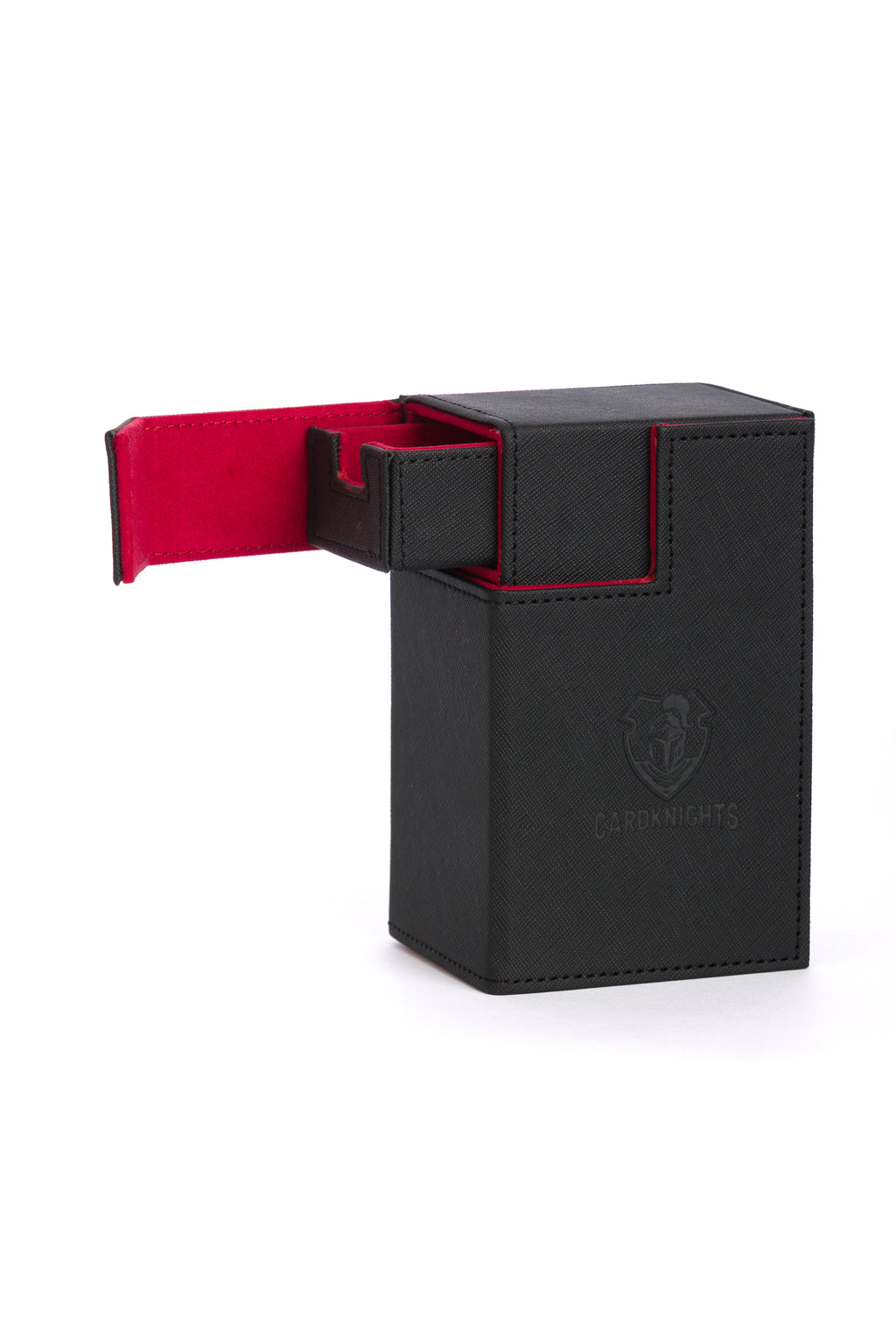 CardKnights Flip Tray Deck Box – Holds 80+ Cards