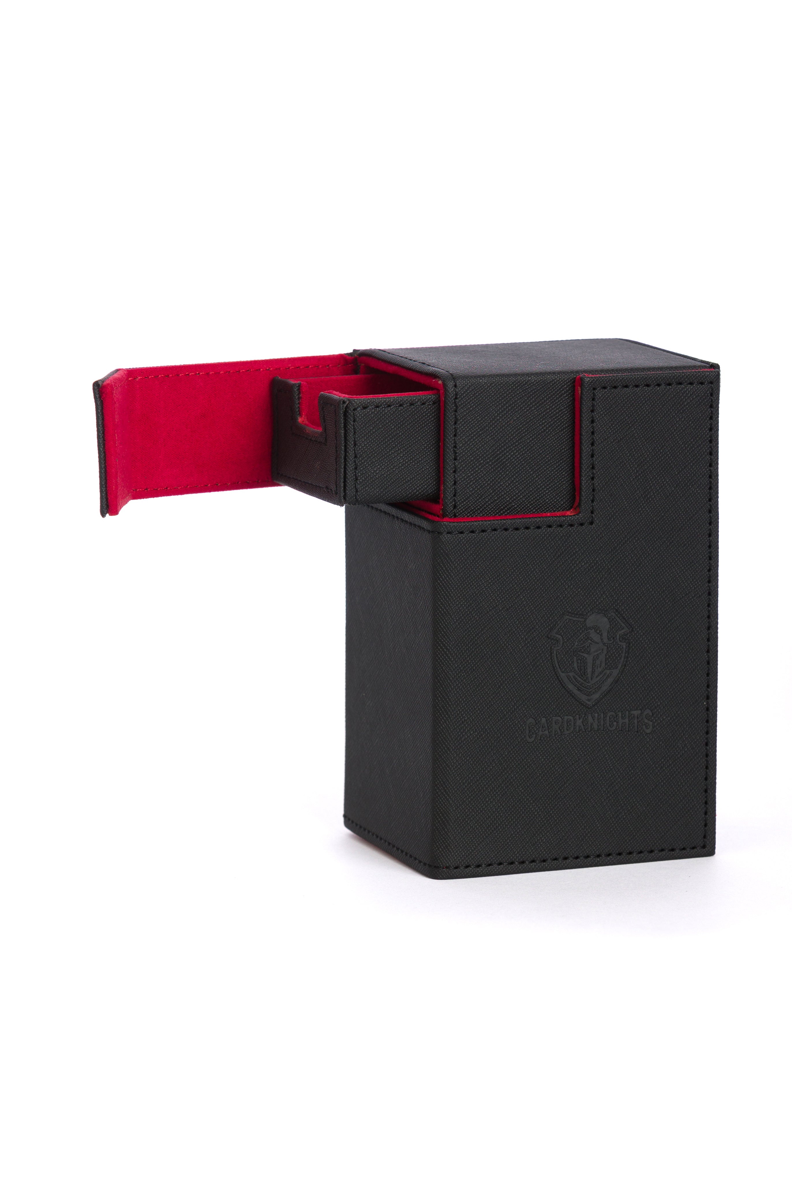 CardKnights Flip Tray Deck Box – Holds 80+ Cards