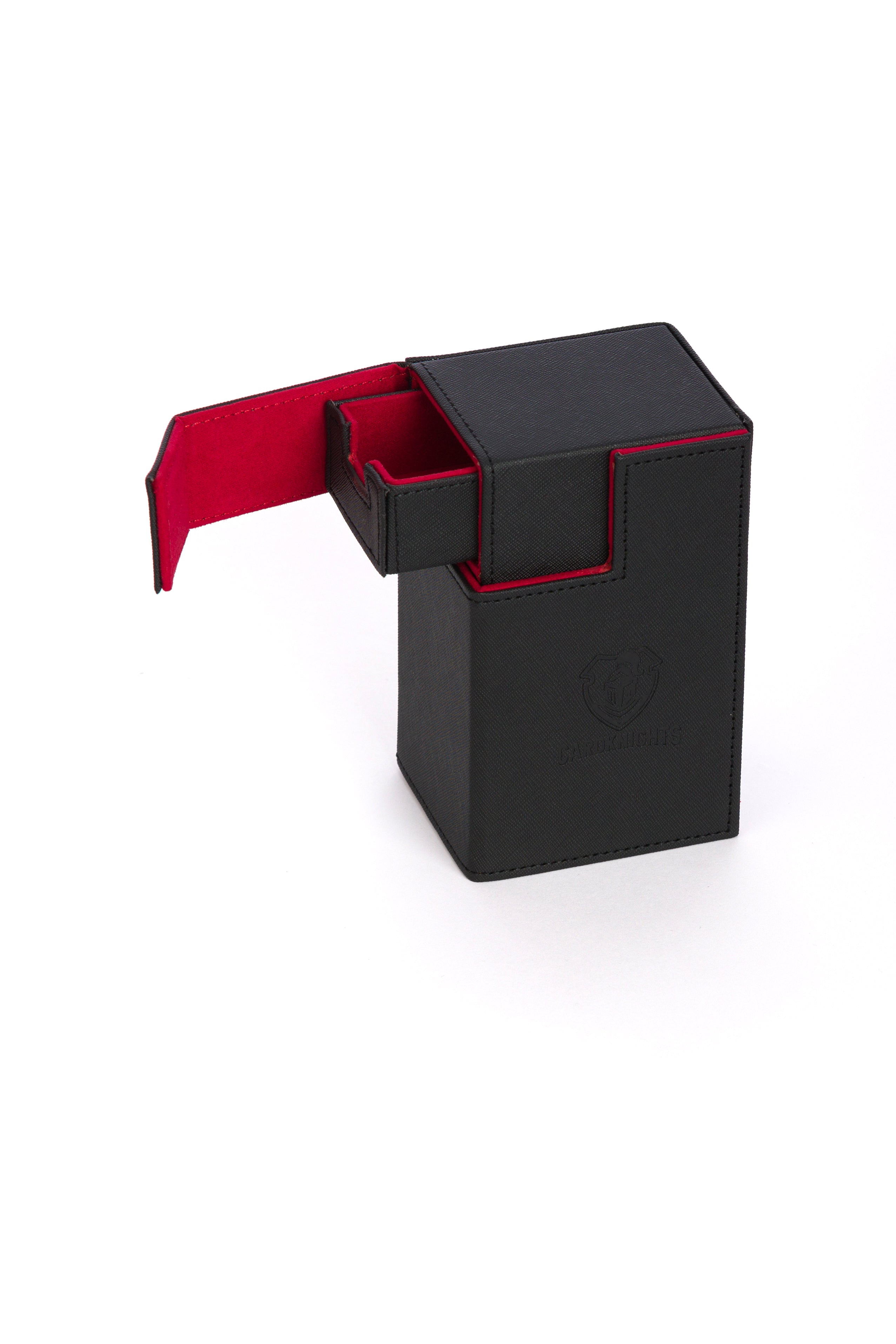 CardKnights Flip Tray Deck Box – Holds 80+ Cards