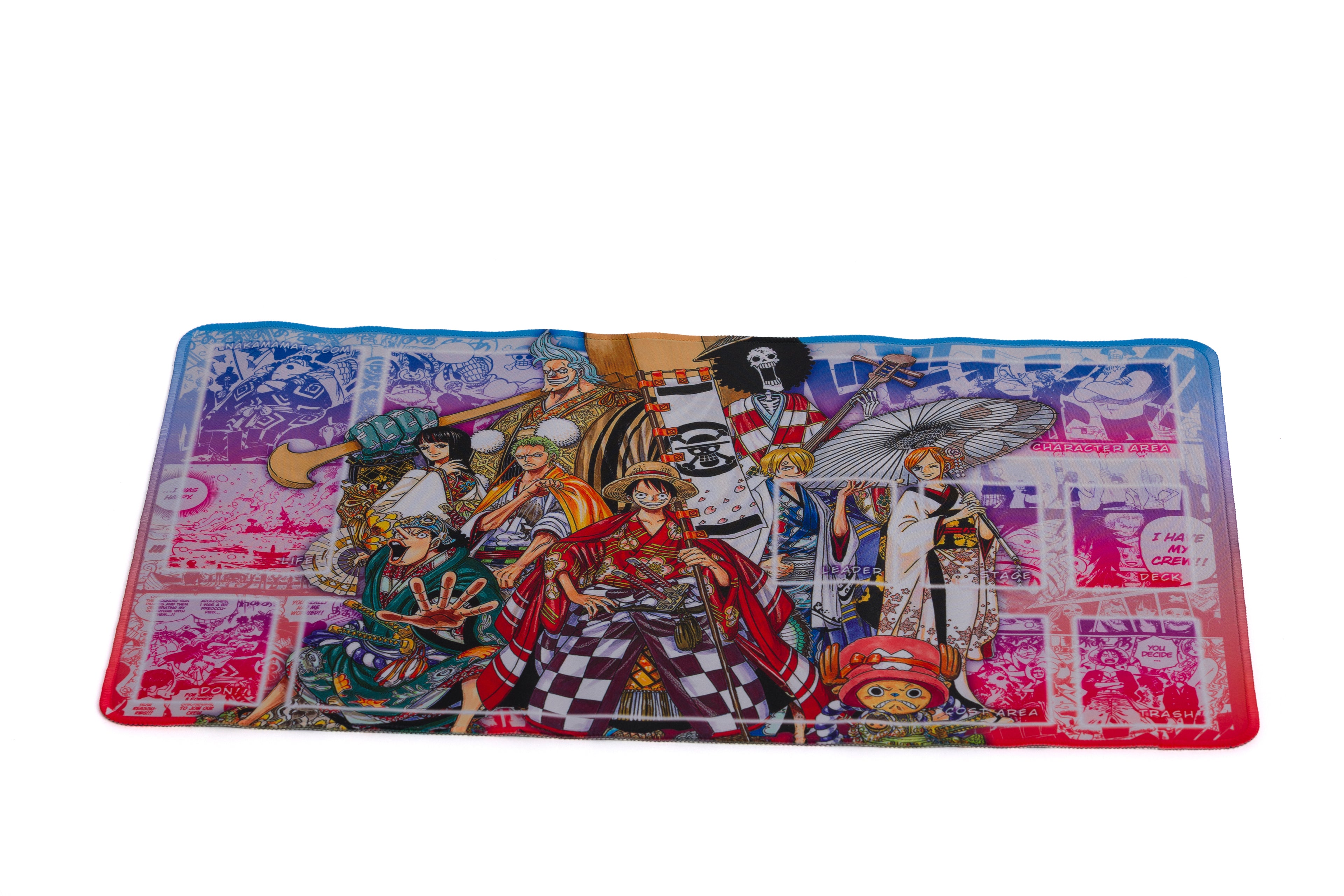 One Piece Straw Hat Crew TCG Playmat – With Play Zones