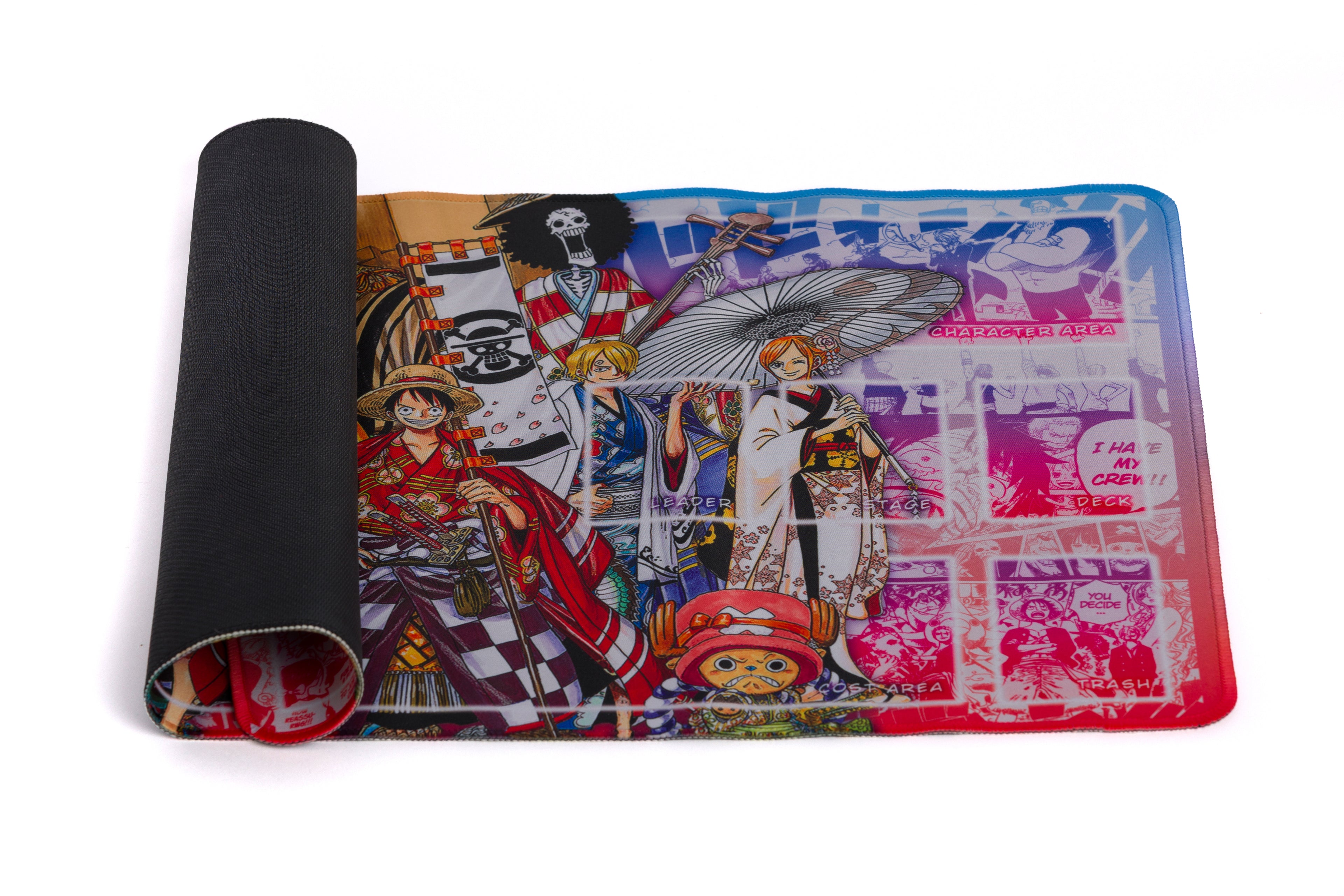 One Piece Straw Hat Crew TCG Playmat – With Play Zones