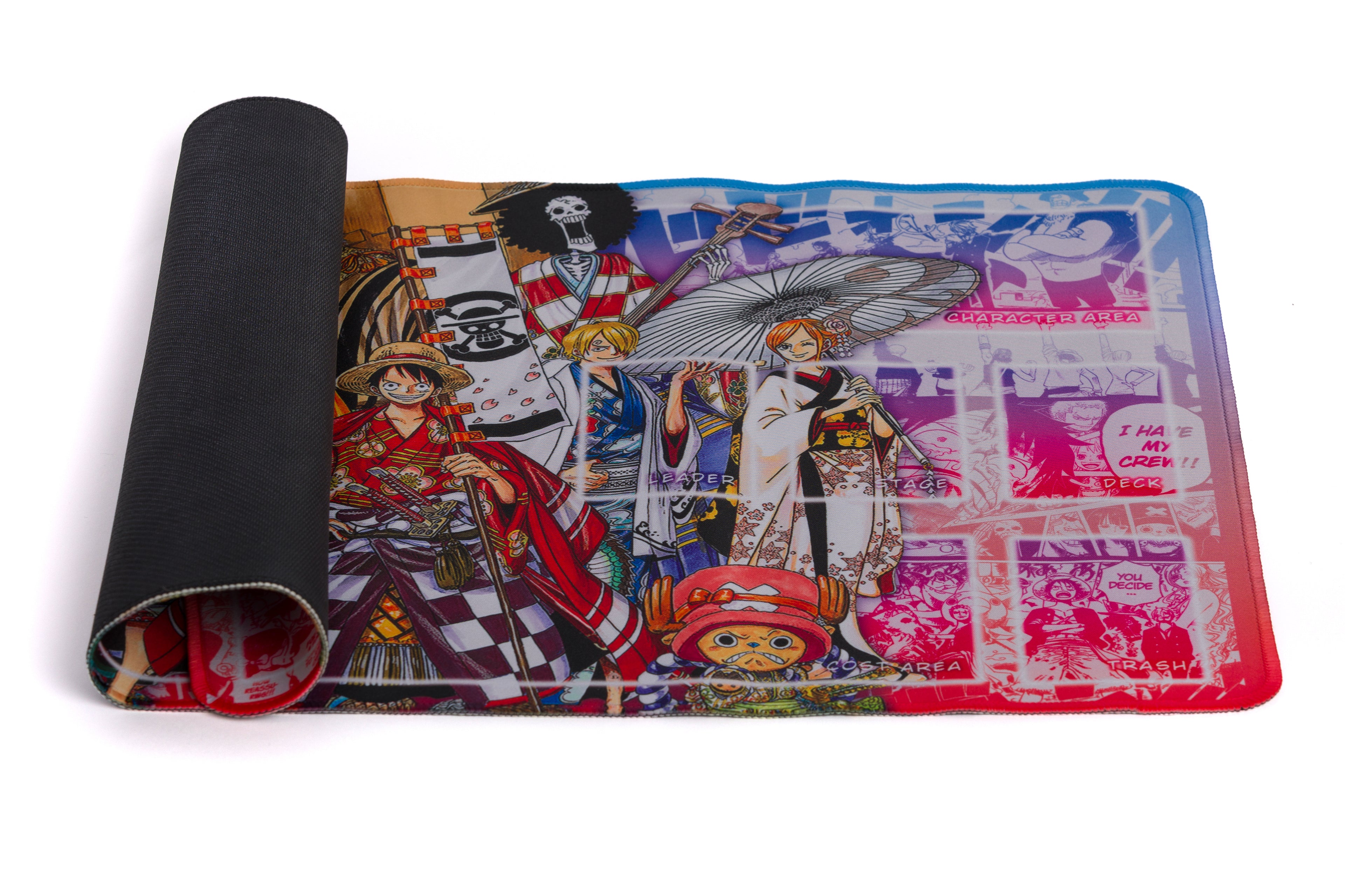 One Piece Straw Hat Crew TCG Playmat – With Play Zones