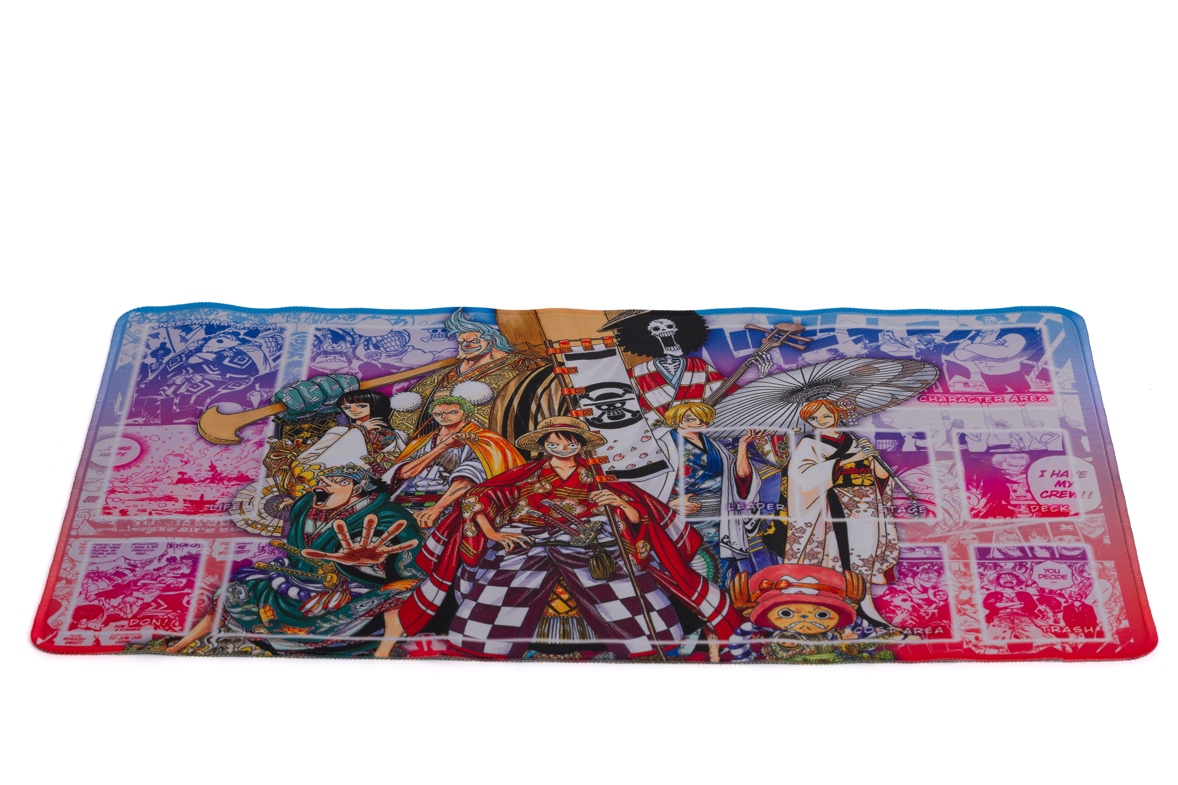 One Piece Straw Hat Crew TCG Playmat – With Play Zones