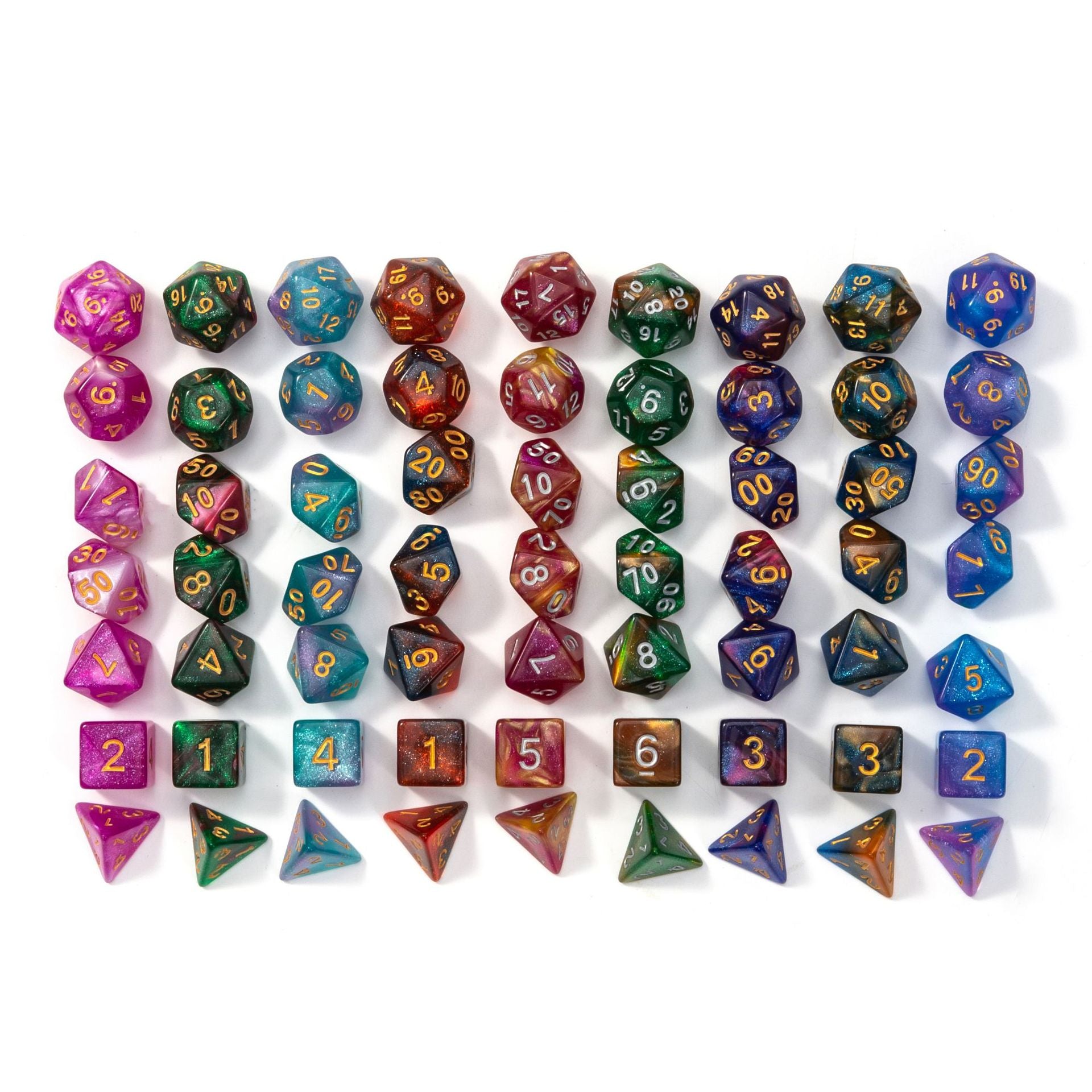 7-Die Polyhedral Dice Set – Dungeons & Dragons & Tabletop RPG