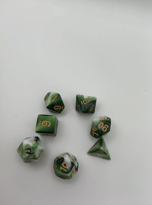 7-Die Polyhedral Dice Set – Dungeons & Dragons & Tabletop RPG