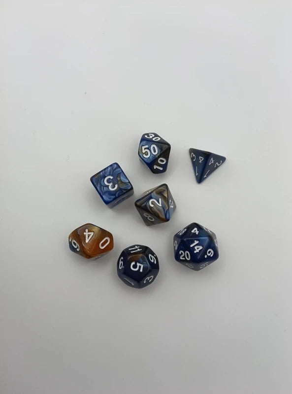 7-Die Polyhedral Dice Set – Dungeons & Dragons & Tabletop RPG