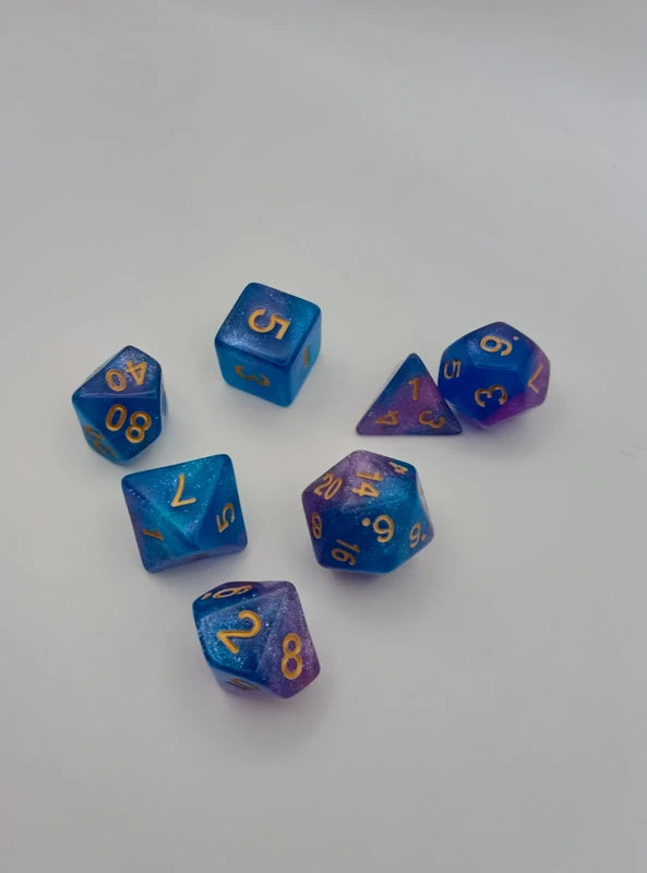 7-Die Polyhedral Dice Set – Dungeons & Dragons & Tabletop RPG